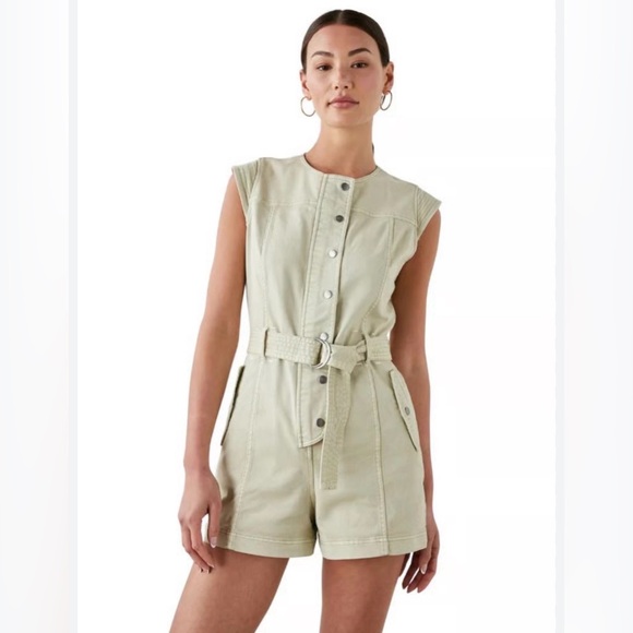 Rails Pants - Rails Bessie Romper In Sage Dust Size S